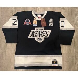 LA Kings Luc Robitaille Mitchell & Ness Jersey Yth XL Women S/M 90s Blokecore